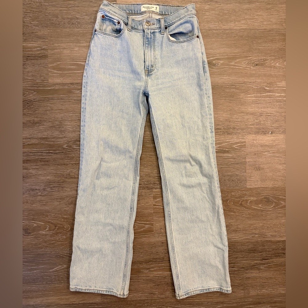 Abercrombie & Fitch Light Blue Straight Leg Jeans